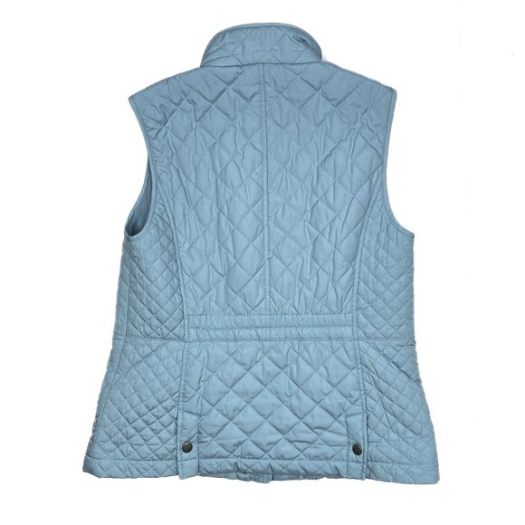 Talbots Diamond Quilted Vest in Turquoise Size XS - NWOT - Picture 7 of 10
